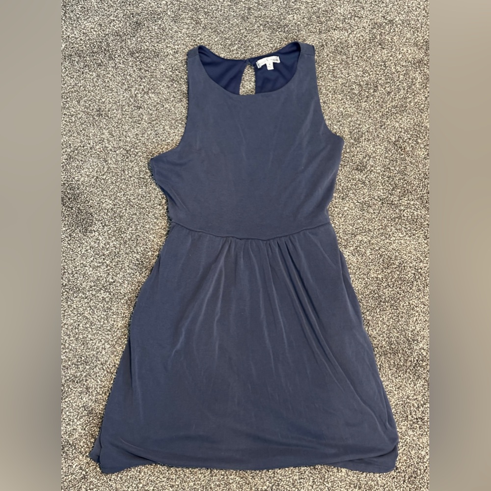 Women’s Blue Open Back Dress